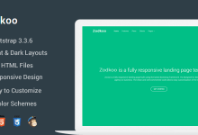 Photo of [Download-S2] Zodkoo v1.2 - Responsive Landing Page Template