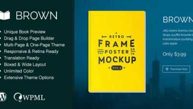 Photo of [Download-S2] Brown - Responsive WordPress Theme for eBook