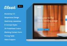 Photo of [Download-S2] Sleek with Mobirise v1.2 - Responsive Bootstrap Landing Page Builder