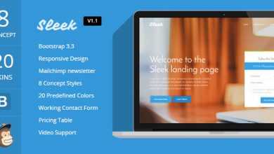 Photo of [Download-S2] Sleek with Mobirise v1.2 - Responsive Bootstrap Landing Page Builder