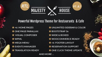 Photo of [Download-S2] Majesty v1.6.1 - Restaurant WooCommerce WordPress Theme