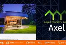 Photo of [Download-S2] Axel v1.0.5 - Single Property Real Estate Theme
