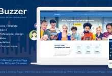 Photo of [Download-S2] Buzzer v1.0.3 - Responsive Social Media Landing Page