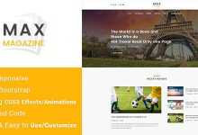 Photo of [Download-S2] Max Magazine - News & Blog HTML Template