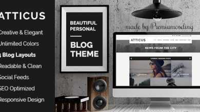 Photo of [Download-S2] Atticus v1.2 - Minimal & Personal WordPress Blog Theme