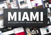 Photo of [Download-S2] Miami v1.5.5 - Multi & One Page WordPress Theme