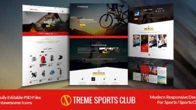 Photo of [Download-S2] Xtreme Sports Club - HTML Template