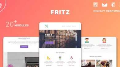Photo of [Download-S2] Fritz - Responsive Multipurpose Email Template