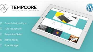 Photo of [Download-S2] Tempcore v1.3.2 - Responsive WordPress Theme