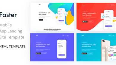 Photo of [Download-S2] Faster - App Landing Page HTML Template