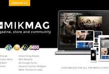 Photo of [Download-S2] MikMag v3.4.2 - Responsive, Buddypress and Woocommerce