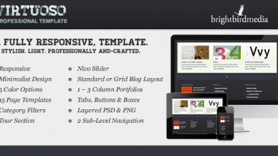 Photo of [Download-S2] Virtuoso v1.0 - Responsive Minimalist HTML Template