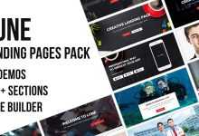 Photo of [Download-S2] LUNE - HTML5 Landing Pages Pack with Page Builder