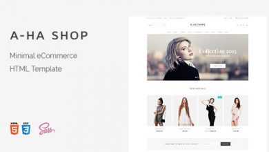 Photo of [Download-S2] A-ha Shop - Minimal Elegant eCommerce HTML Template