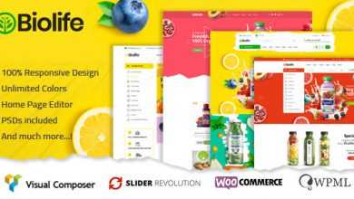 Photo of [Download-S2] Biolife v1.0.4 - Organic Food WordPress Theme