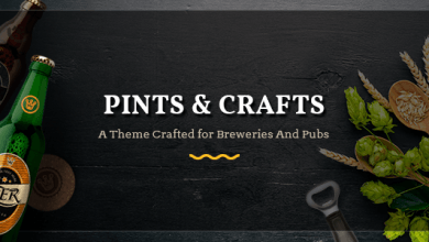Photo of [Download-S2] Pints&Crafts v1.0 - A Theme Crafted for Breweries, Pubs and Bars