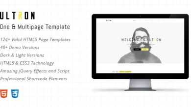 Photo of [Download-S2] Ultron - Responsive One & Multi Page HTML Template