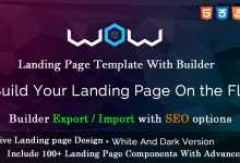 Photo of [Download-S2] WOW Landing Page Template with Page Builder