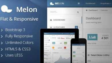 Photo of [Download-S2] Melon – Themeforest Flat & Responsive Admin Template