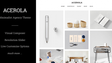 Photo of [Download-S2] Acerola v1.3.10 - Ultra Minimalist Agency Theme
