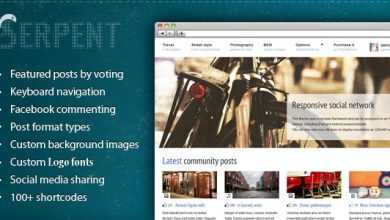 Photo of [Download-S2] Serpent - Social Network Themeforest WP Theme