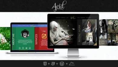 Photo of [Download-S2] Acid v1.3.6 - Unique Horizontal Blog and Portfolio Theme