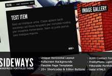 Photo of [Download-S2] Sideways 1.8.8 Portfolio Website WP Themeforest Theme