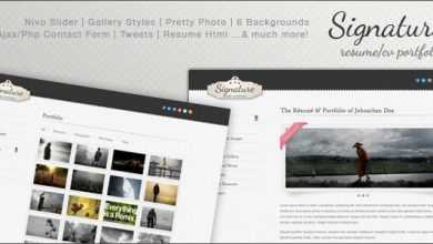 Photo of [Download-S2] Signature - Resume / CV Portfolio Html Themeforest Template
