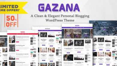Photo of [Download-S2] Gazana v1.7 - A Responsive WordPress Blog Theme