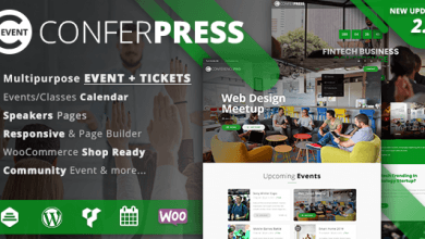 Photo of [Download-S2] ConferPress v2.6 - Multipurpose Event Tickets WordPress Theme