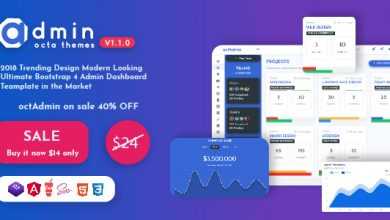 Photo of [Download-S2] OctAdmin - Responsive Multipurpose Bootstrap 4 Admin Template