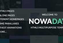 Photo of [Download-S2] NowaDays - Multipurpose 100 HTML Theme