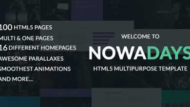 Photo of [Download-S2] NowaDays - Multipurpose 100 HTML Theme