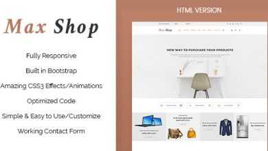 Photo of [Download-S2] Max Shop - Ecommerce HTML Template
