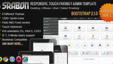 Photo of [Download-S2] Srabon - Responsive, Touch Friendly Admin Themeforest Template