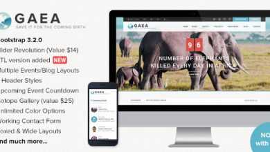 Photo of [Download-S2] GAEA - Responsive Environmental HTML5 Template
