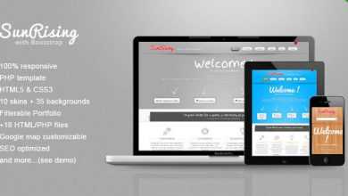 Photo of [Download-S2] SunRising - Fresh Responsive Themeforest Template