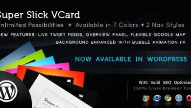 Photo of [Download-S2] Themeforest Super Slick Vcard - 7 Skins - Wordpress