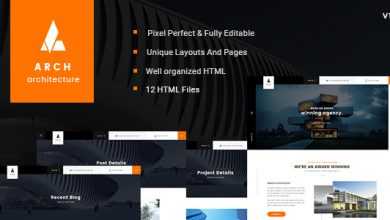 Photo of [Download-S2] Arch - Multipurpose OnePage & MultiPage HTML Template