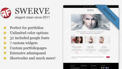 Photo of [Download-S2] Swerve: Themeforest Clean Portfolio Wordpress Theme