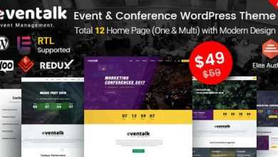 Photo of [Download-S2] EvenTalk v1.5.4 - Event Conference WordPress Theme for Event and Conference