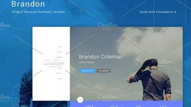 Photo of [Download-S2] Brandon v1.0 - HTML5 Personal Template