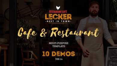Photo of [Download-S2] Lecker Restaurant - Cafe & Restaurant Template