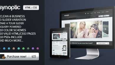 Photo of [Download-S2] Synoptic Premium HTML & CSS3 Themeforest Template