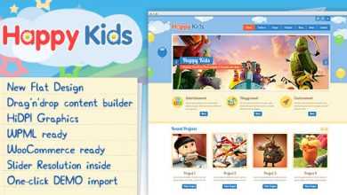 Photo of [Download-S2] Happy Kids v3.4.9 - Children WordPress Theme