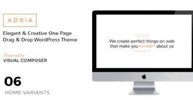 Photo of [Download-S2] ADRIA v1.6 - Minimal One Page Parallax WordPress Theme