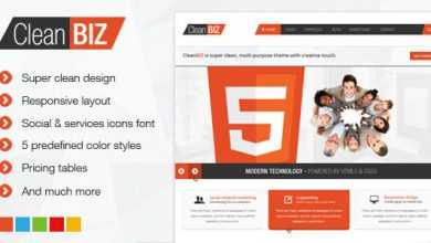 Photo of [Download-S2] CleanBIZ - Themeforest Multipurpose HTML5 Template