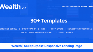 Photo of [Download-S2] Wealth v1.2.6 - Multi-Purpose Landing Page Theme