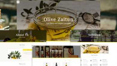 Photo of [Download-S2] Olive Zaitun v1.0 - HTML Website Template