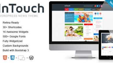 Photo of [Download-S2] InTouch v1.17 - Themeforest Retina Responsive WP News Theme
